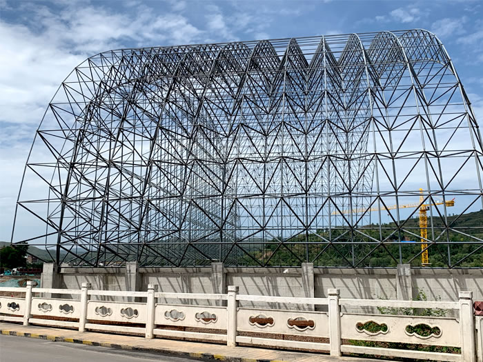 平谷山寨矿储煤棚网架